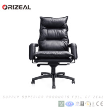 Orizeal Meilleur prix bureau haut ergo gestionnaire de bureau en cuir patron chaise (OZ-OCL006A)